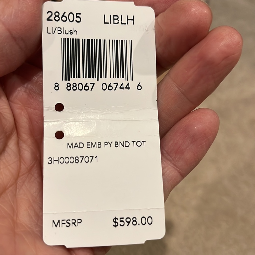 Euc Coach Madison Python And Embossed Leather Tote - image 8